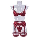 Lace Satin Bra Garter Match Sets - Image 5