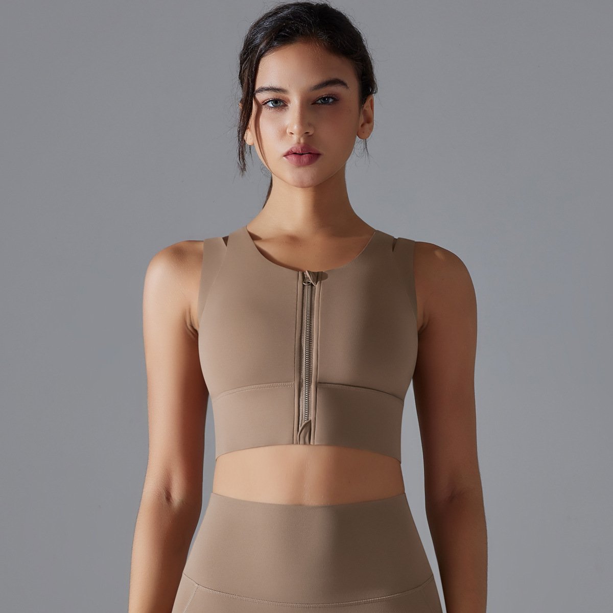 04559834-d428-4220-b2fb-104abec76e15.jpg Women's Fashion Push Up Sports Workout Bra - Image 1