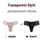 Underpants Seamless Thong Lady Ladies Lace Panties For Women Coffee - Image 8