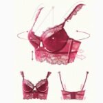 Sexy Mousse Women Sexy Bra Set Ultra-thin Red Black Lace Bras Underwear Push up Bra and underwear - Image 9