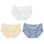3Pcs Seamless Underwear Silk For Women Panties Lingerie Sexy - Image 8