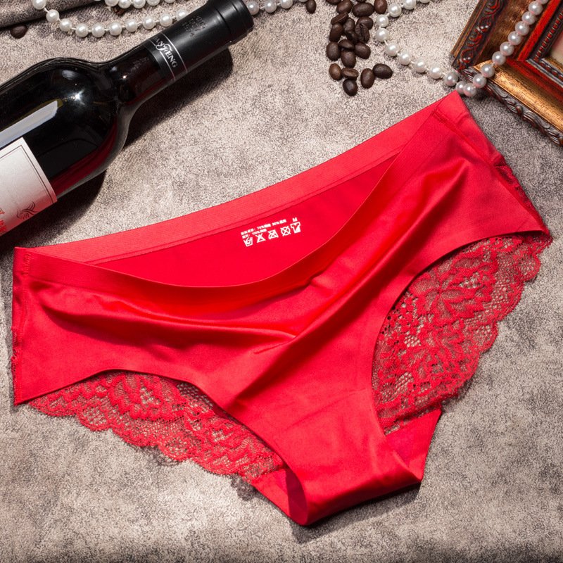 244955667156.jpg Ice silk seamless lace panties - Image 1