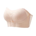 Front Closure Bra Strapless Wireless Push Up Anti-slip Bra - Image 5