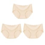 3Pcs Seamless Underwear Silk For Women Panties Lingerie Sexy - Image 3