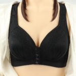 Bras For Women Front Closure Button Bra Wireless Bralette Push Up Brassiere Bra Tube Top Vest Underwear - Image 9