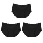 3Pcs Seamless Underwear Silk For Women Panties Lingerie Sexy - Image 9