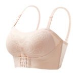 Front Closure Bra Strapless Wireless Push Up Anti-slip Bra - Image 10