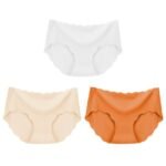 3Pcs Seamless Underwear Silk For Women Panties Lingerie Sexy - Image 4