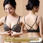 Front Buckle Bra Push Up Small Breast Push Up Sexy Cross Sling